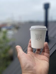 福市の完成見学会にて無垢な珈琲の試飲会と豆販売も行います